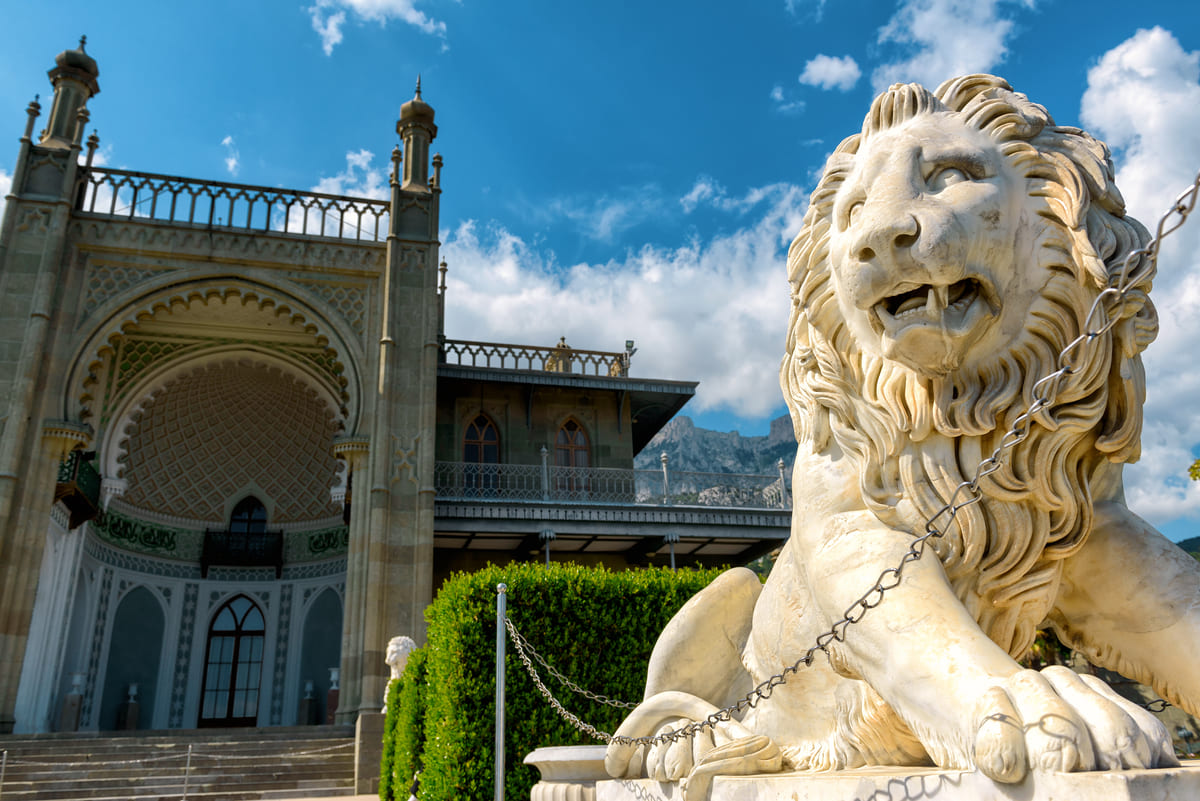 Львиная терраса в Алупке